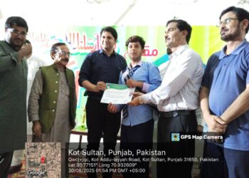 پریس کلب کوٹ سلطان کے زیرِ اہتمام ایمان افروز نعتیہ محفل، 137 طلبہ کی شرکت