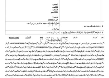 تھانہ چوبارہ کی حدود میں پلاٹ پر مبینہ قبضہ، نصیر مہیس سمیت چار افراد کے خلاف مقدمہ درج