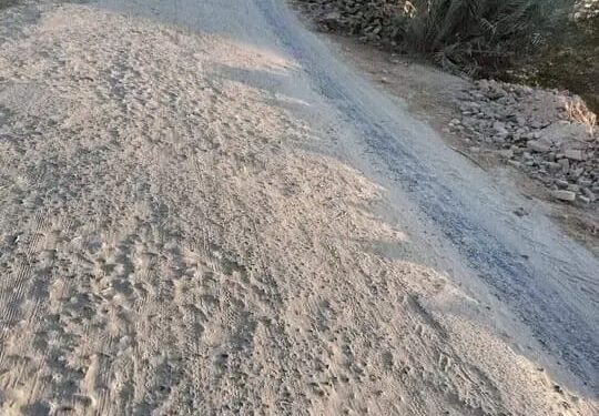 کھرل عظیم تا گنجیاں والی پل روڈ کھنڈرات کا منظر، عوام اذیت میں مبتلا