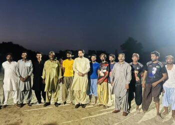 چک نمبر 136 ٹی ڈی اے لیہ میں والی بال ٹورنامنٹ کا انعقاد