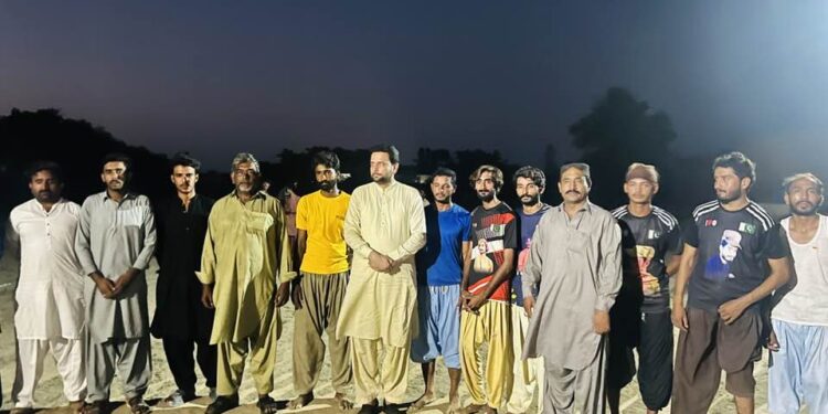 چک نمبر 136 ٹی ڈی اے لیہ میں والی بال ٹورنامنٹ کا انعقاد