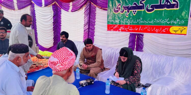 لیہ میں کھلی کچہریوں کا تسلسل، عوامی مسائل کے فوری حل کے اقدامات