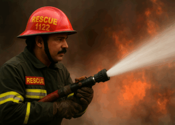 سویٹس اینڈ بیکرز کی عمارت میں آگ، ریسکیو 1122 کی بروقت کارروائی سے بڑی تباہی ٹل گئی