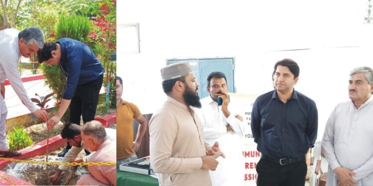 درخت زندگی کی بقا کے ضامن ہیں شجرکاری وقت کی اہم ضرورت ہے.اسسٹنٹ کمشنر حارث حمید خان