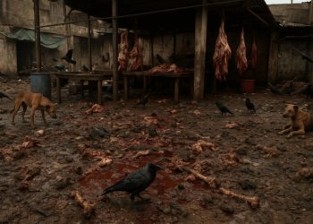 کروڑ لعل عیسن: عارضی سلاٹر ہاؤس گندگی کا ڈھیرا، شہری پریشان