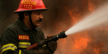 سویٹس اینڈ بیکرز کی عمارت میں آگ، ریسکیو 1122 کی بروقت کارروائی سے بڑی تباہی ٹل گئی