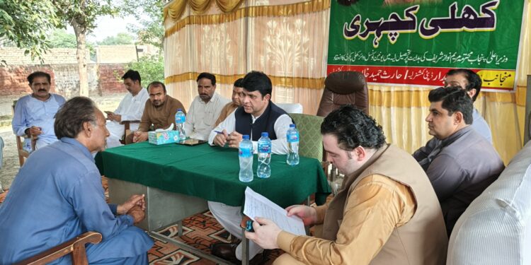 شہریوں کے مسائل کے حل کے لیے کھلی کچہریاں