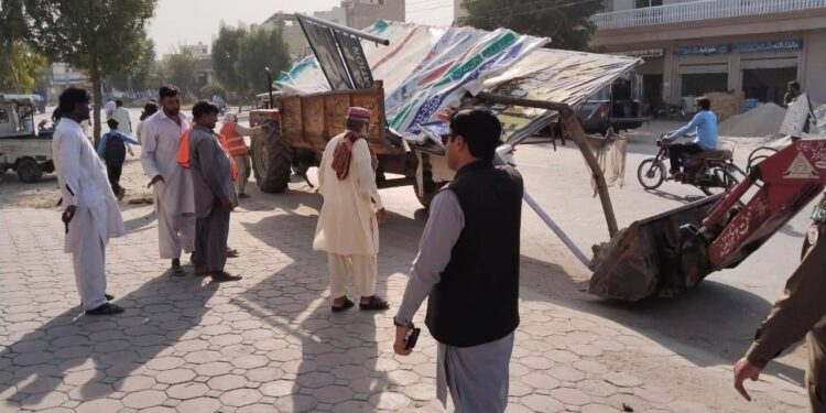 پیرا فورس کی کارروائی، غیر قانونی تعمیرات اور تجاوزات کا خاتمہ