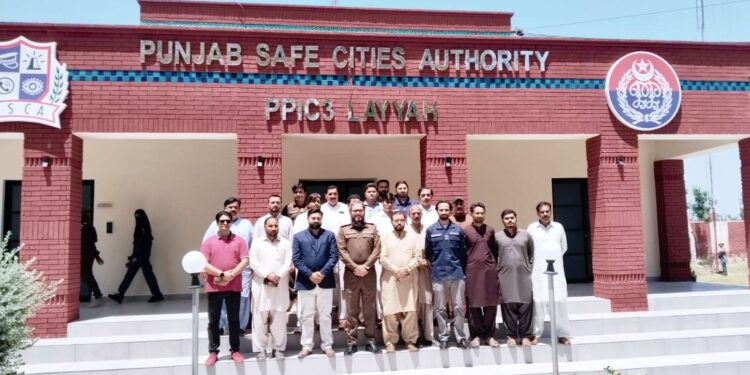 لیہ میں سیف سٹی منصوبے کے تحت 46 مقامات پر 195 کیمرے نصب کیے گئے ہیں