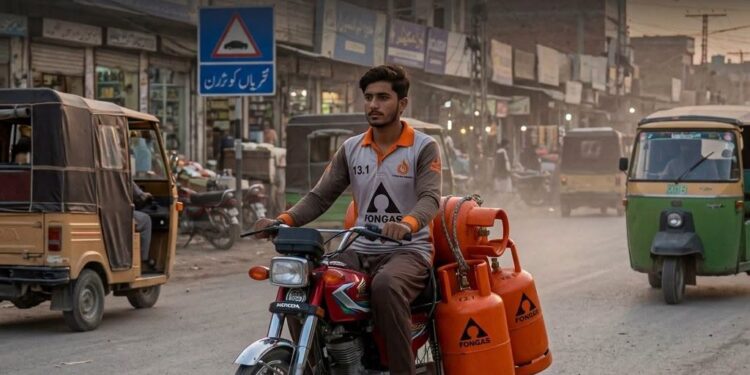 گھریلو سلنڈر 5500 سے 6500 روپے تک فروخت ہوتا رہا